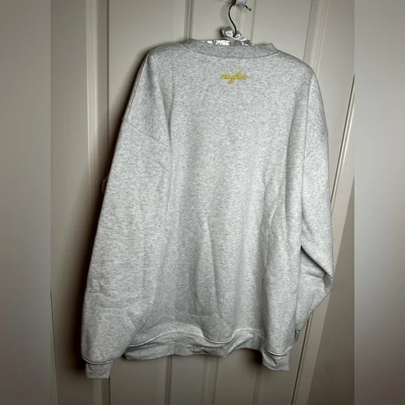 Empathy Gray Crew Neck Sweater - Picture 6 of 9
